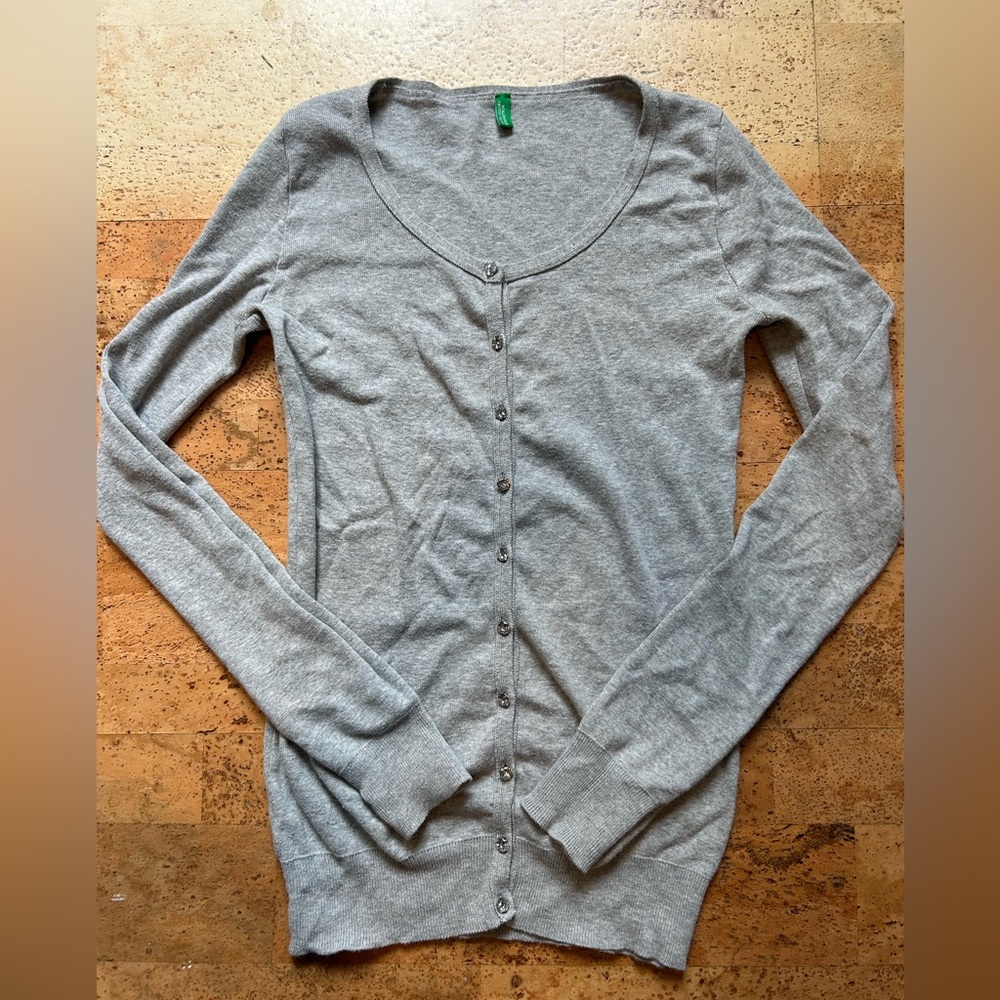 United Colors Of Benetton Grey Cardigan